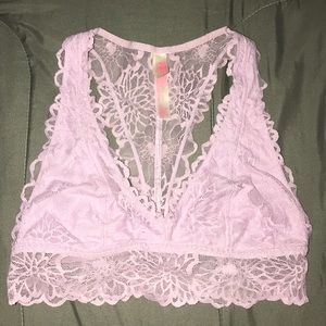PINK Lace Bralette